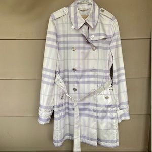 burberry plaid trench coat